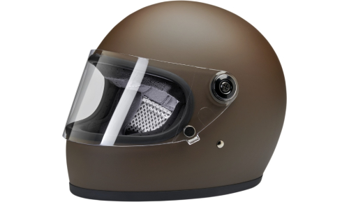 Biltwell Inc. - Biltwell Inc. Gringo S Helmet - 1003-252-102 - Flat Chocolate - Small