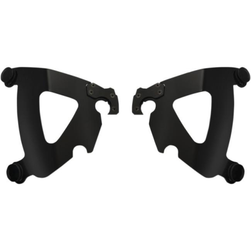 Memphis Shades - Memphis Shades Plate for Road Warrior Fairing - Black - MEB1729