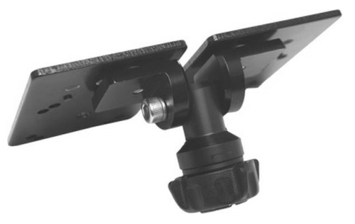 Techmount - Techmount Dual 2.25in. x 3in. Top Plate Kit without Shaft - Black - 4-60997