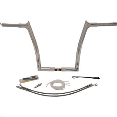 Fat Baggers, Inc. - Fat Baggers, Inc. 1-1/4in. EZ Install Handlebar Kit with Pointed Top Handlebars - Chrome - 909314
