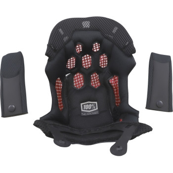 100% - 100% Liner for Aircraft Bicycle Helmet - Sm - Black - 89007-00001