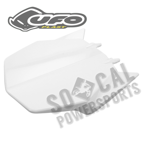 UFO Plastics - UFO Plastics Front Number Plate - White - HU03343-041