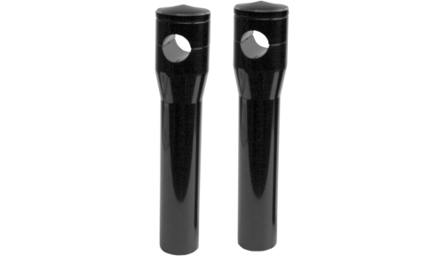 Accutronix - Accutronix Custom Risers for Standard Triple Trees - 8in. - Black - HR1358-B