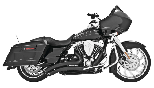 Freedom Performance - Freedom Performance Sharp Curve Radius Exhaust System - Black with Black Tips - HD00649