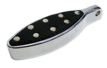 Cyclesmiths - Cyclesmiths Banana Board Male Mount Footpegs - Chrome with Rivets - 126