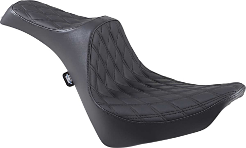 Drag Specialties - Drag Specialties Predator III Seat - Double Diamond - Black Thread - 0802-1145