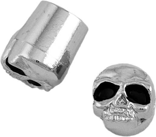 HardDrive - HardDrive Valve Stem Cap - Chrome Skull for Center Stem - 99-6207