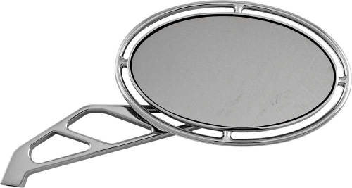 HardDrive - HardDrive Radius Stepped Oval Mirror - Chrome - Left/Right - 60-0169