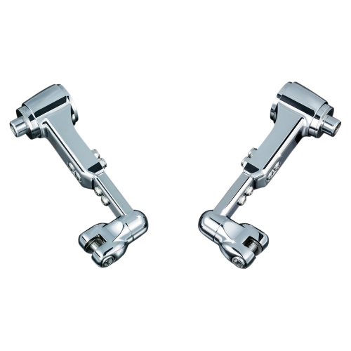 Kuryakyn - Kuryakyn Ergo III Adjustable Cruise Mount and Clevis Update Kit - Chrome - 4080