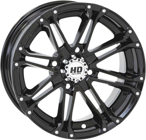 STI - STI HD3 Alloy Wheel - 14x7 - 2+5 Offset - 4/110 - Gloss Black - 14HD311