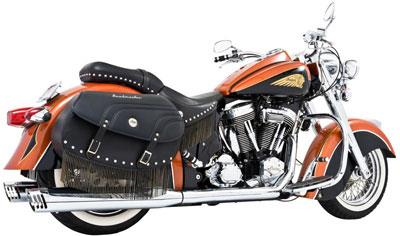 Freedom Performance - Freedom Performance Dual Exhaust System with 4in. Racing Muffler - All Chrome - IN00001