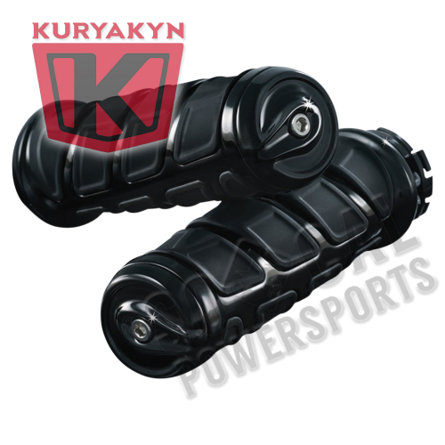 Kuryakyn - Kuryakyn Kinetic Grips - Gloss Black - 6368