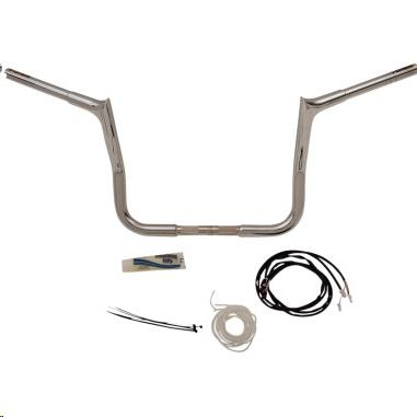 Fat Baggers, Inc. - Fat Baggers, Inc. 1-1/4in. EZ Install Handlebar Kit with Pointed Top Handlebars - Chrome - 909212