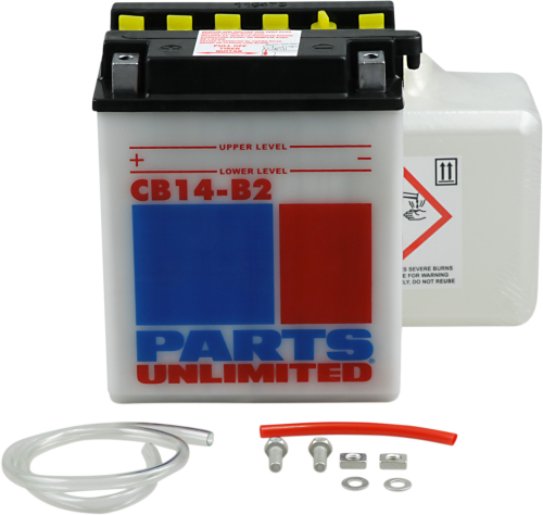 Parts Unlimited - Parts Unlimited 12V Heavy Duty Battery Kit - CB14-B2-FP