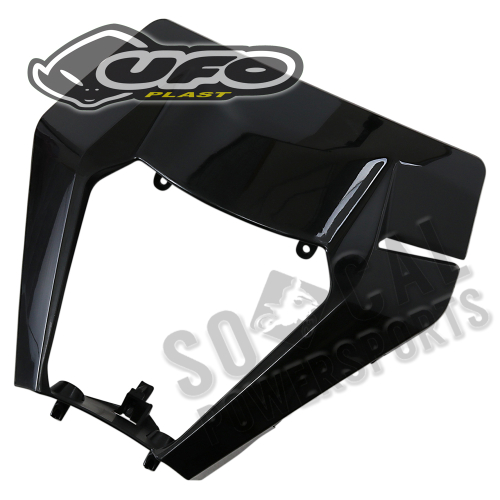 UFO Plastics - UFO Plastics Headlight Plastic - Black - KT04096-001