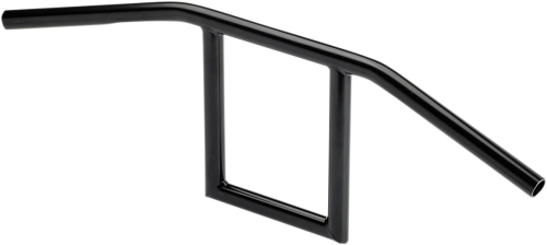 Biltwell Inc. - Biltwell Inc. 1in. Window Slotted Handlebar - Black Electroplated - 6006-2016