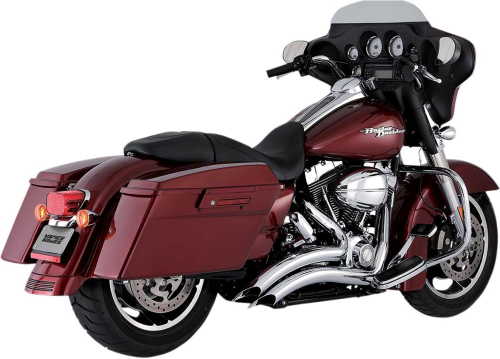 Vance & Hines - Vance & Hines Big Radius 2-Into-2 Exhaust System - Chrome - 26042