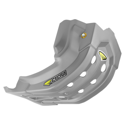 Cycra - Cycra Full Coverage Skid Plate with Hard Mounts - Gray - 1CYC-6231-80