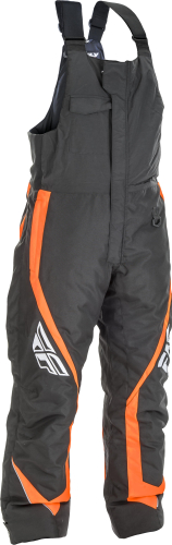 Fly Racing - Fly Racing Outpost Bib - 470-42282X - Black/Orange - 2XL