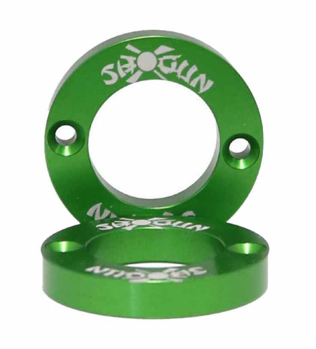 Shogun Motorsports - Shogun Motorsports Inserts for PA2 Frame Sliders - Green - 715-0913