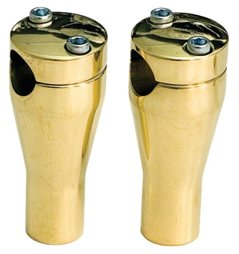 Paughco - Paughco Glide Style Risers - 4in. - Brass - 350ABR