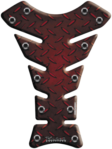 Keiti - Keiti Tank Protector - Red - Diamond Plate - KT8350R