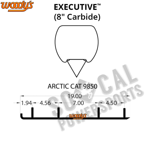 Woodys - Woodys Executive Series Flat-Top Carbide Runners - WAT-9850
