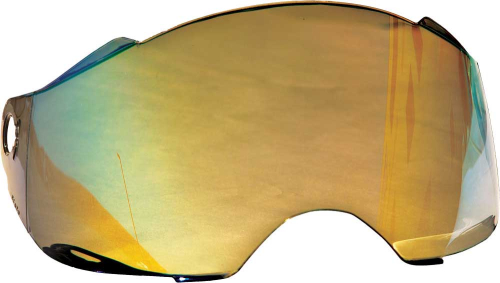 Fly Racing - Fly Racing Face Shield for Trekker Helmets - Gold Mirror - 73-3934