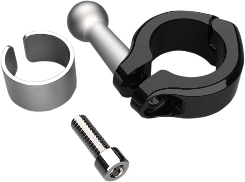 Ciro - Ciro Aluminium Clamp - 7/8in or 1in. Round Bars - Black - 50129