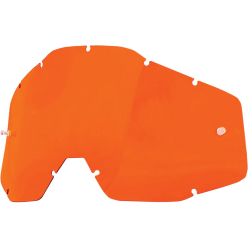 100% - 100% Dual Anti-Fog Lens for Racecraft/Accuri Goggles - Orange - 51001-006-02