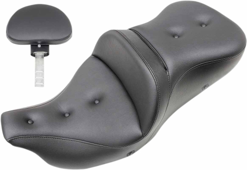 Saddlemen - Saddlemen Road Sofa PT Seat with Backrest - Heated - 808-07B-181TBRH