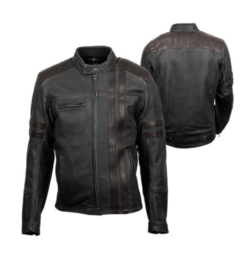 Scorpion - Scorpion 1909 Vintage Jacket - 12603-3 - Black/Brown - Small