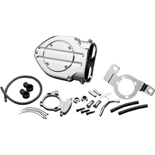 Kuryakyn - Kuryakyn Standard Hypercharger - Smooth Trap Door and Chrome Butterflies - 8504