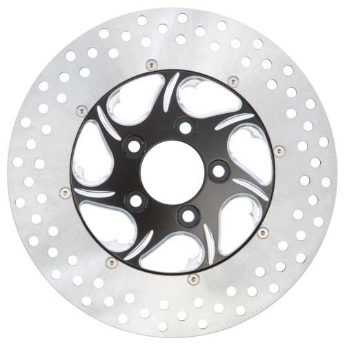 HardDrive - HardDrive Flow 11.5in. Two-Piece Brake Rotor - Black - F2120AFL115-2P
