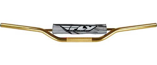 Fly Racing - Fly Racing Aluma-Steel Handlebar - Honda CR High Bend - Gold - OLD 060514423