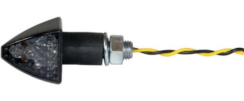 DMP - DMP LED Marker Lights - Black Fuse - Stalk Mount - Amber Lens - 900-2022