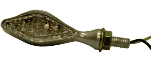 DMP - DMP LED Marker Lights - 8 LED - Black Diamond (Zinc Body) - Amber Lens - 900-0011
