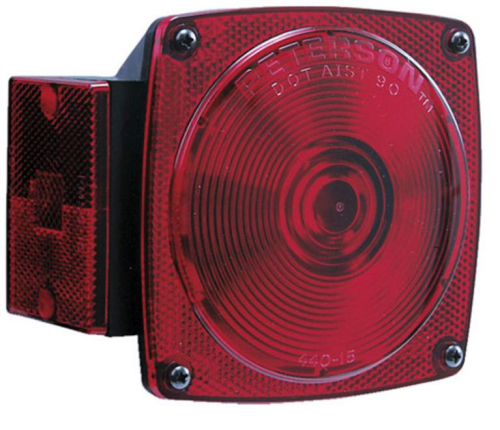 Peterson Manufacturing - Peterson Manufacturing 6-Way Combination Under 80in. Wide Tail Lights - Right Hand - V440