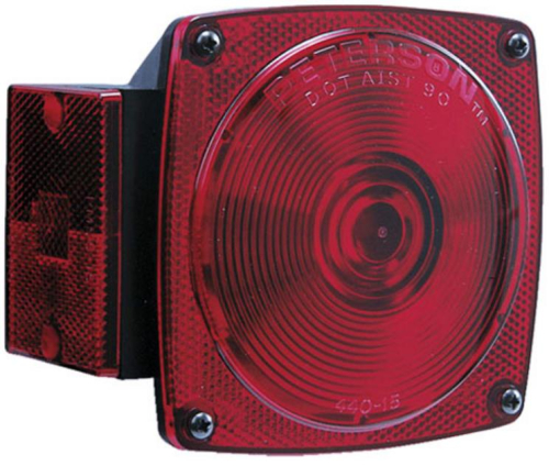 Peterson Manufacturing - Peterson Manufacturing 7-Way Combination Under 80in. Wide Tail Lights - Left Hand - V440L