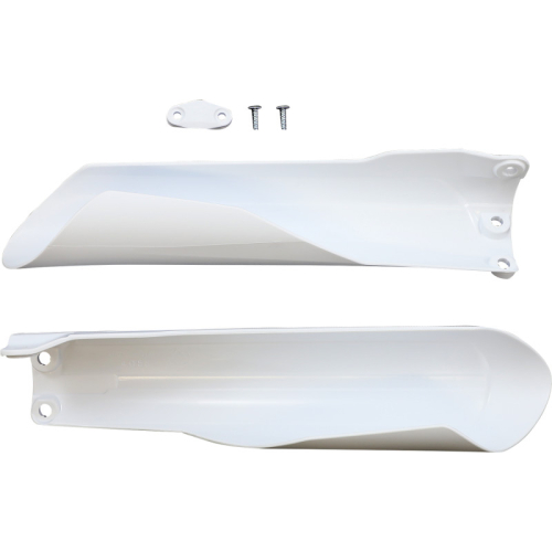 UFO Plastics - UFO Plastics Fork Tube Protector - White - GG07131-041