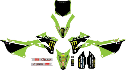 DCOR - DCOR 2022 Monster Energy Kawasaki Complete Kit - Black - 20-20-122
