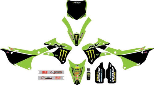 DCOR - DCOR 2022 Monster Energy Kawasaki Complete Kit - Black - 20-20-142