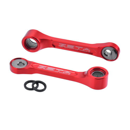ZETA - ZETA Adjustable Lowering Link Kit  - Red - ZE56-01052