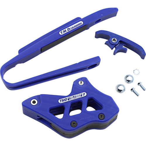 T.M. Designworks - T.M. Designworks Baja-Rally Chain Slide-N-Guide Kit - Swiss Blue - KTM-225-BUS