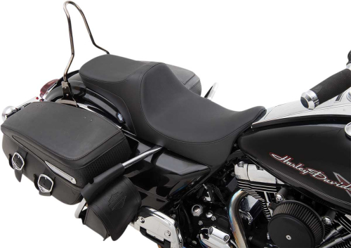 Drag Specialties - Drag Specialties Pretadotr III 2-Up Seat - Smooth - 0801-1303