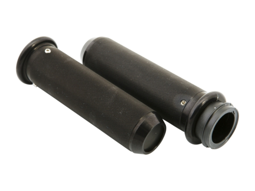 HardDrive - HardDrive Knurled Throttle By Wire Grips - Black - R-GR101-KB