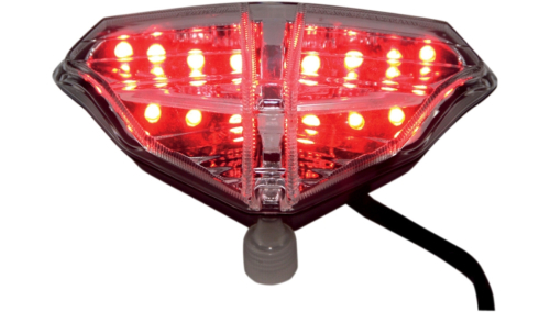 Moto MPH - Moto MPH Integrated Taillights - Clear - MPH-80142C