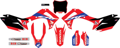 DCOR - DCOR HRC Honda Complete Graphic Kit - Black - 20-10-601