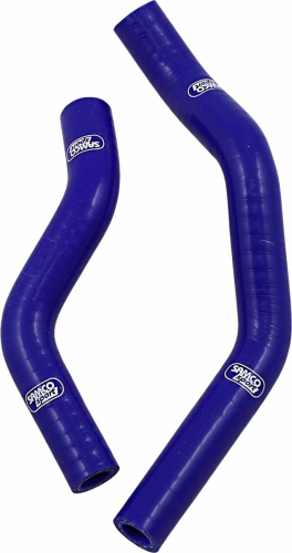 Moose Racing - Moose Racing Race Fit Radiator Hose Kit without Clamps - Blue - YAM89-BL-M