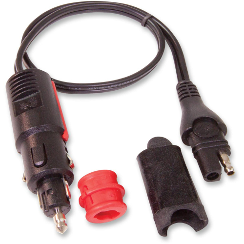 Tecmate - Tecmate 12v Socket Connector with 8a Fuse - 20in. L - O-02